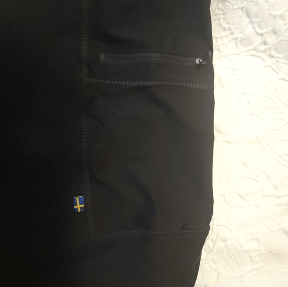 black Fjällräven Abisko Trekking Tights - Picture 6 of 8